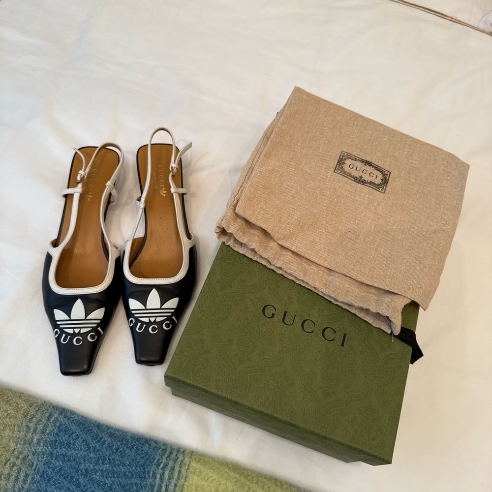 Gucci x Adidas Slingback Pump size 38.5